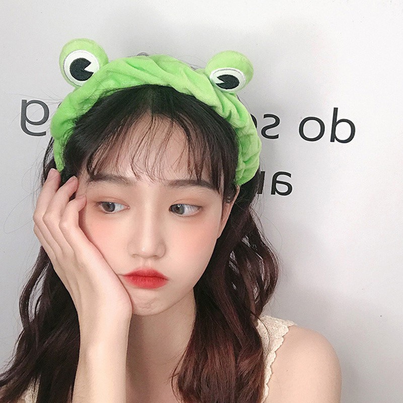 Băng Đô Cài Tóc Hình Chú Ếch Dễ Thương Phong Cách Nhật Bản