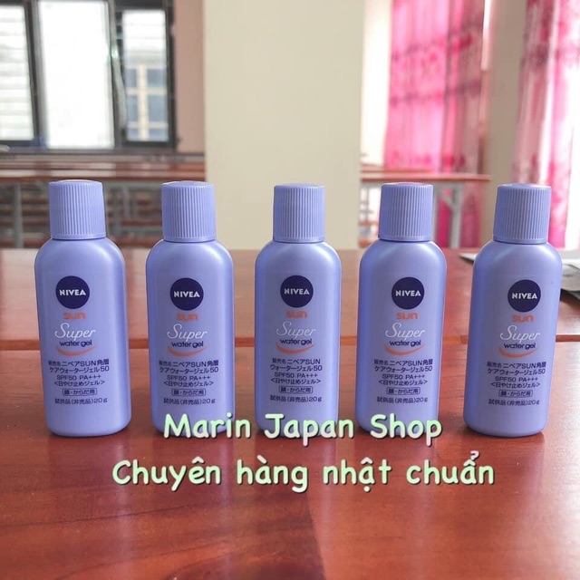 (MiNi) Kem Chống Nắng Nivea Sun Super Water Gel 140gr