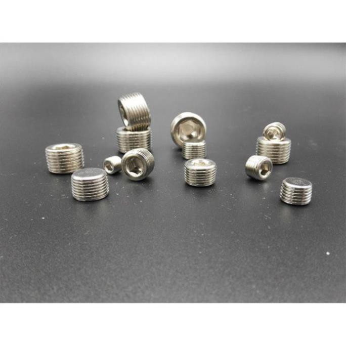 Đầu bịt inox lục giác phụ kiện cho các thiết bị khí nén
