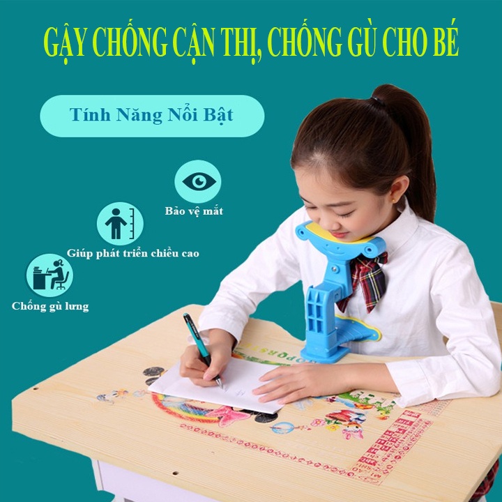 Gậy Chống Cằm Chống Cận Thị Cho Các Bé, Gậy Chống Gù, Chống Vẹo Cột Sống Cho Các Bé Khi Ngồi Học