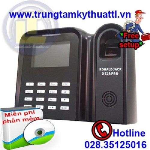[GIÁ SOCK] Máy chấm công vân tay + thẻ cảm ứng Ronald Jack X628 Pro