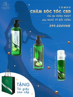 Combo dầu gội bưởi CRD
