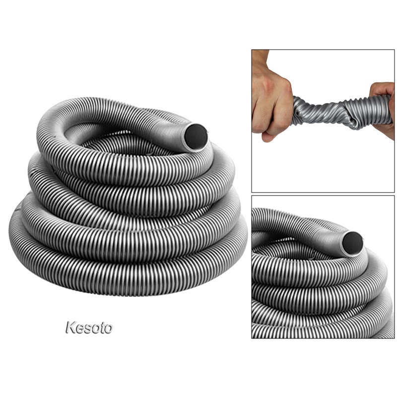 Ống hút bụi dài 3-5m 32mm phù hợp với hầu hết các loại máy hút bụi - đen, 3m