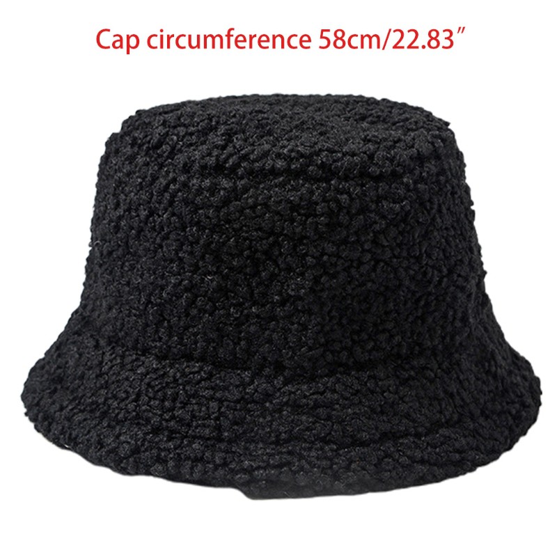 Mũ Tai Bèo Nữ Vải Lông Dày Màu Trơn