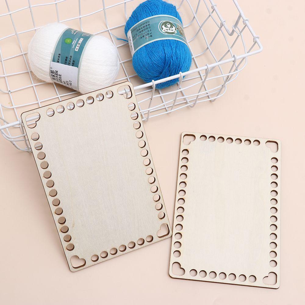 Bộ 2 Giỏ Gỗ Tự Nhiên Hình Tròn Dùng Làm Đồ Thủ Công DIY