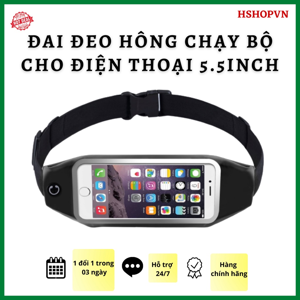 Đai đeo hông chạy bộ đa năng cho điện thoại 5.5inch