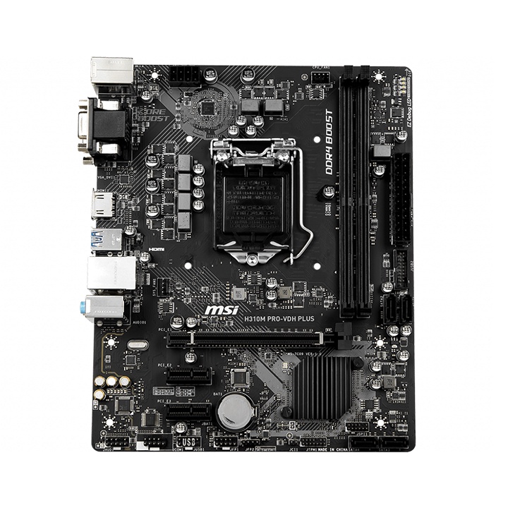 Bo Mạch Chủ Main MSI H310M PRO-VDH PLUS - Hàng Chính Hãng - Bảo hành 36 tháng
