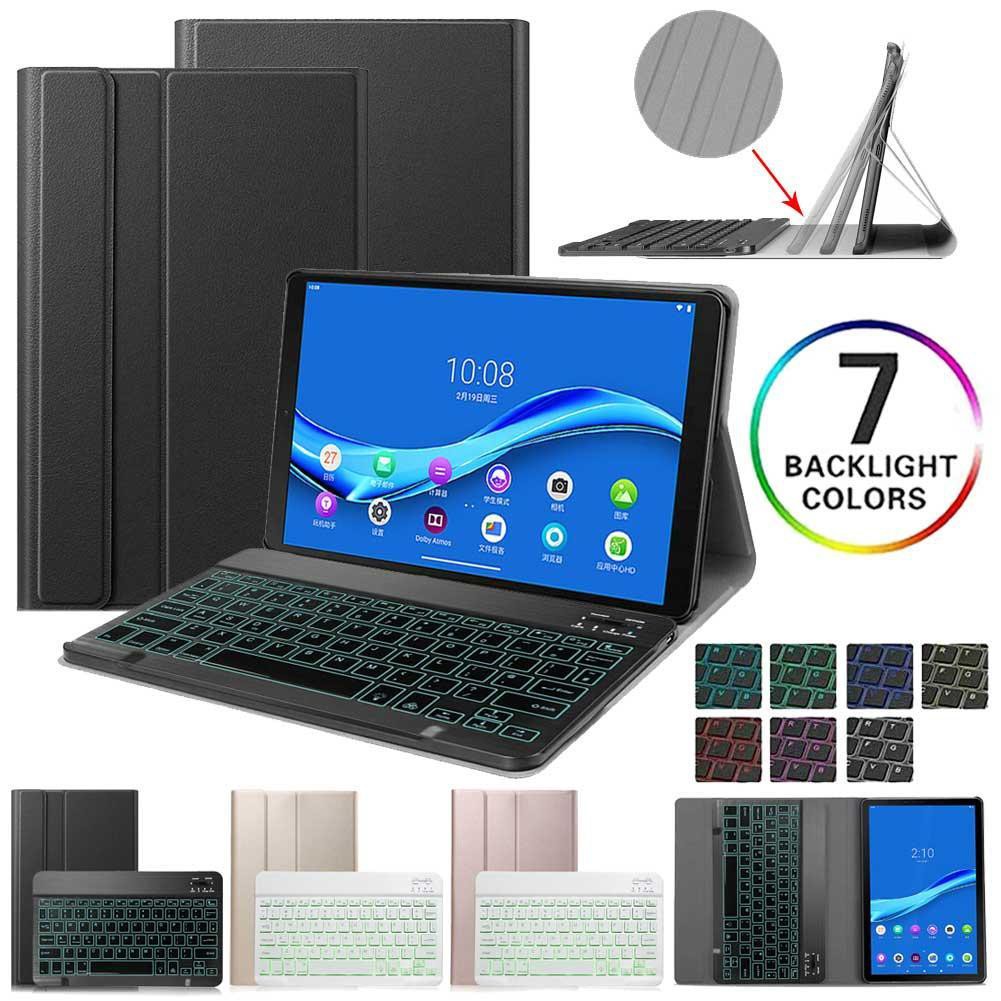 Bao Da Kiêm Bàn Phím Không Dây Cho Lenovo Tab M10 Fhd Plus  Tb-X606F / Tb-X606X