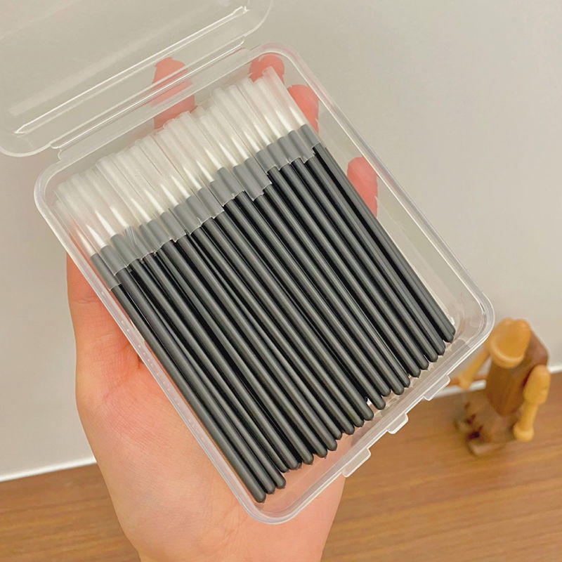 Set 50 Cọ Trang Điểm Kẻ Mắt/Kẻ Mắt Sử Dụng Một Lần Tiện Lợi