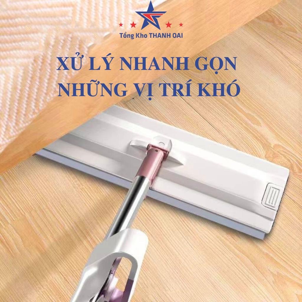 Chổi lau nhà ADERO tự vắt thông minh - cây lau nhà tự gạt nước AD35