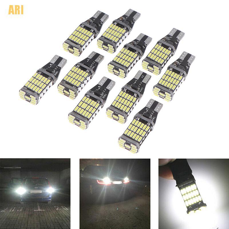 10 Bóng Đèn Lùi Xe 45 Smd 4014 T15 W16W Led 6000k (Gj)