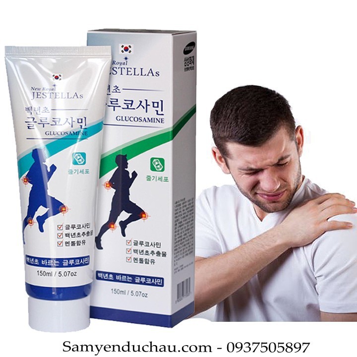 [Chính Hãng] Dầu Lạnh Giảm Đau JESTELLA Glucosamine - Dầu Xoa Bóp Hàn Quốc 150ml