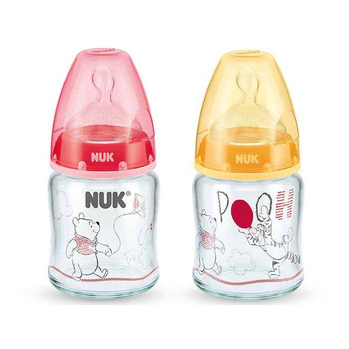 Bình sữa thủy tinh Nuk Premium Choice+ Disney S1 - M NU34425 (120ml)