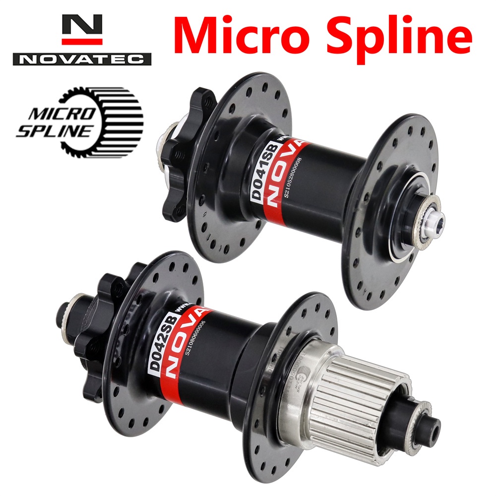 Trục Bánh Xe Đạp Trước/Sau 32 Lỗ 12 Tốc Độ Novatec D041SB D042SB MTB