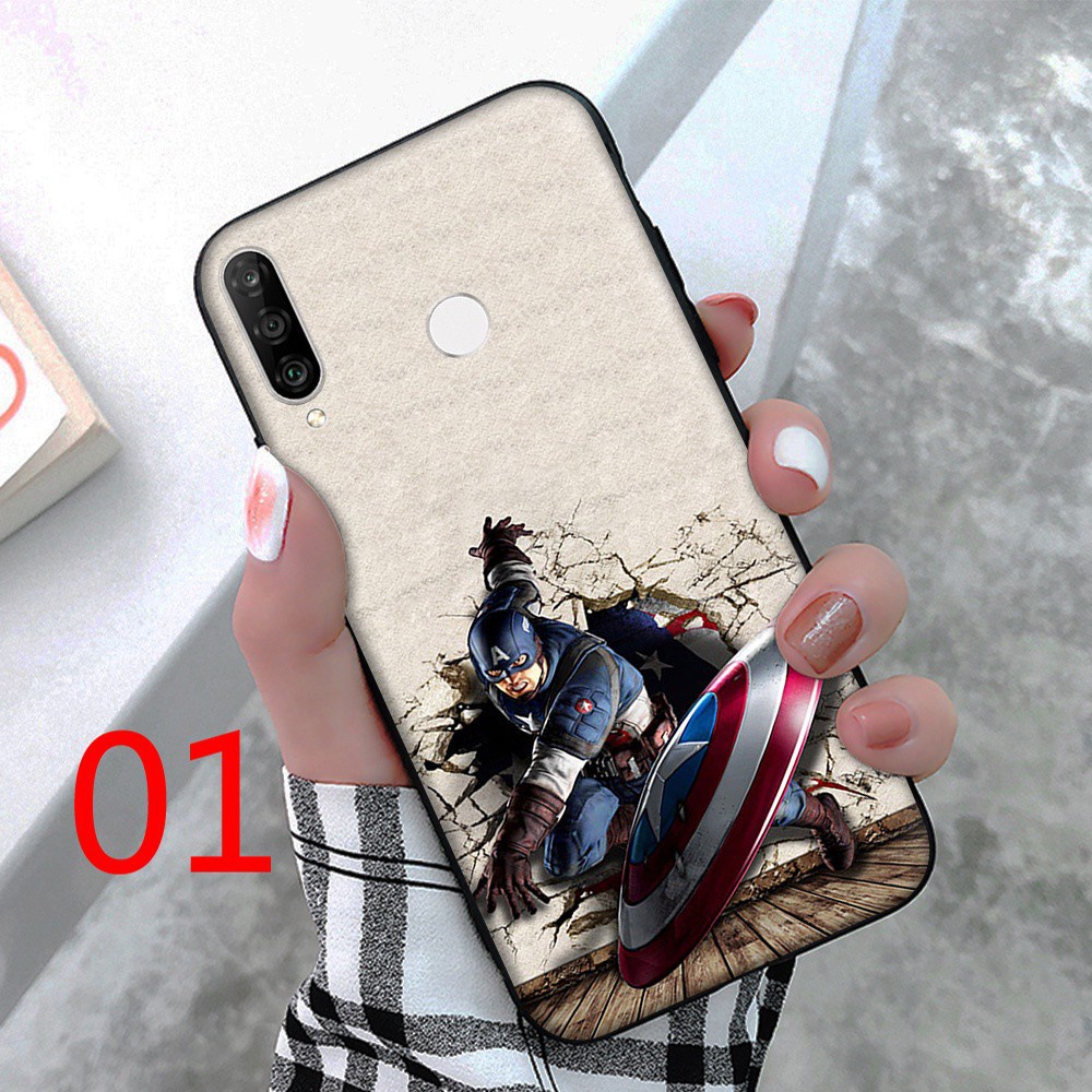 Silicone Case for iPhone 8 7 6 6S Plus 5 5S SE Cover Captain America