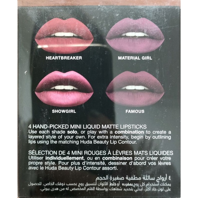 Set son Mini Huda Beauty xin xỉu 💋