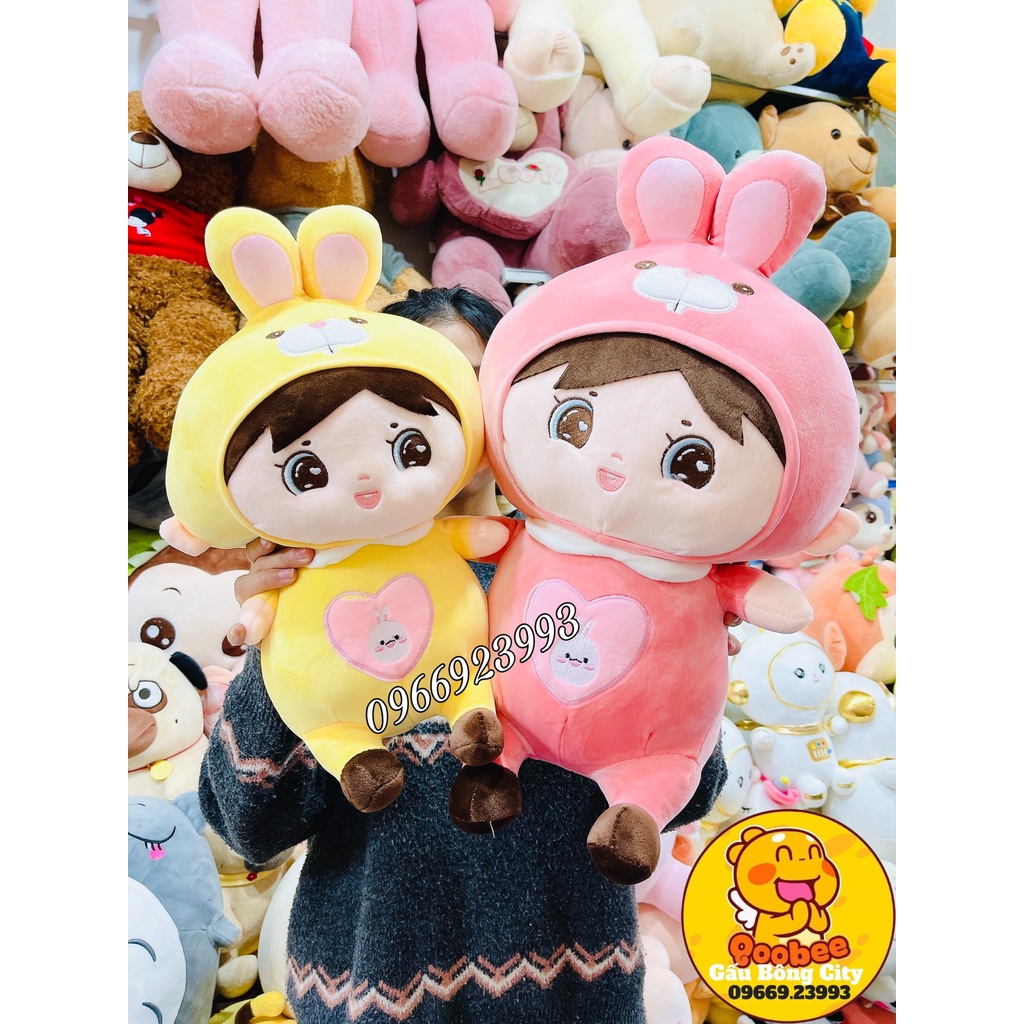 Gấu Bông Búp Bê Thỏ Baby Cao Cấp Gấu Bông City