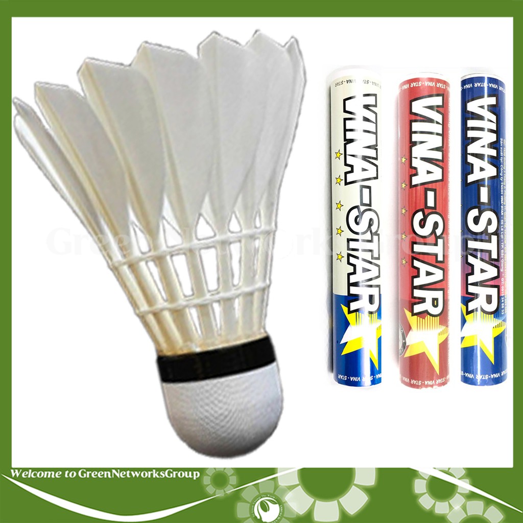 Cầu lông Vina Star , ống 12 quả Greennetworks