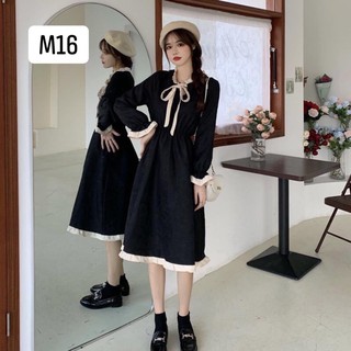 [ORDER] VÁY ULZZANG NƠ M16,17 sẵn M17