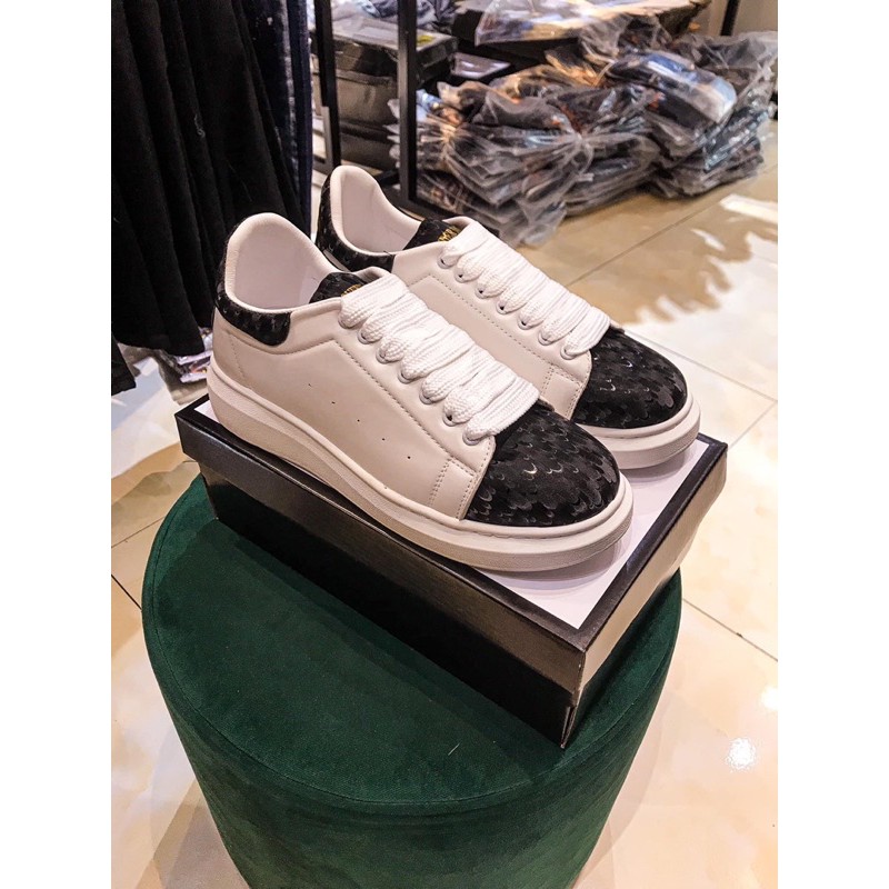 Giày Thể Thao Sneakers phối mũi đen đế cao full size 38-43