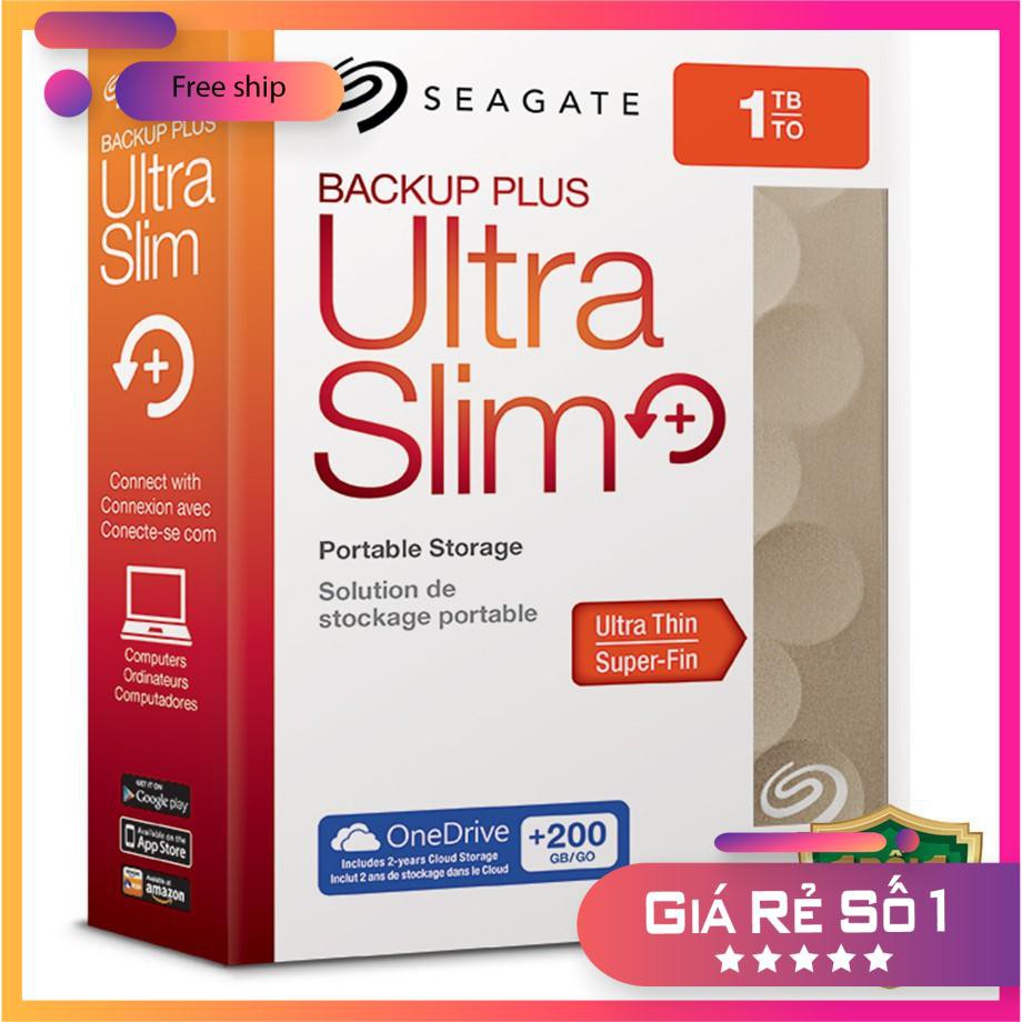Ổ cứng Di Động Seagate 1TB Backup Plus Ultra Slim 3.0 2.5'' - BH 24 THÁNG