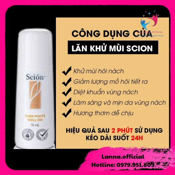 Lăn Khử Mùi Scion Đánh Bay Mùi Hôi Cơ Thể Đặc Biệt Hôi Nách Hôi Chân | BigBuy360 - bigbuy360.vn