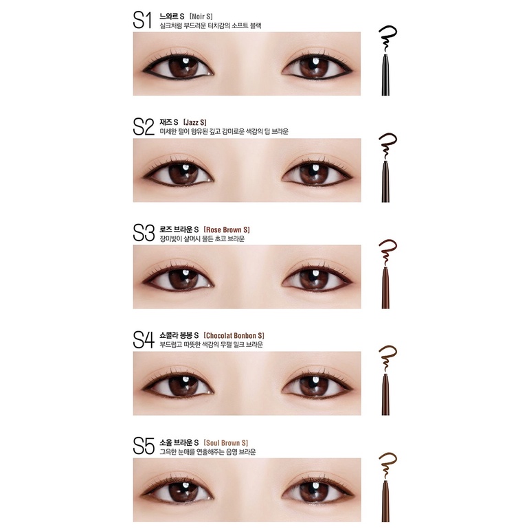 Kẻ mắt Bbia Last Pen Eyeliner 0.6g / Bbia Last Auto Gel Eyeliner Slim 0.1g