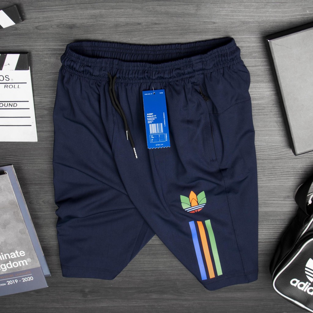 Quần short thể thao nam, quần đùi tập gym nam cao cấp chất liệu thun poly mịn mát QS12 | BigBuy360 - bigbuy360.vn