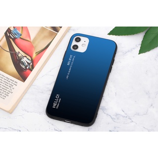 Ốp lưng iPhone 11 - Gradient edition, chất liệu kính cường lực