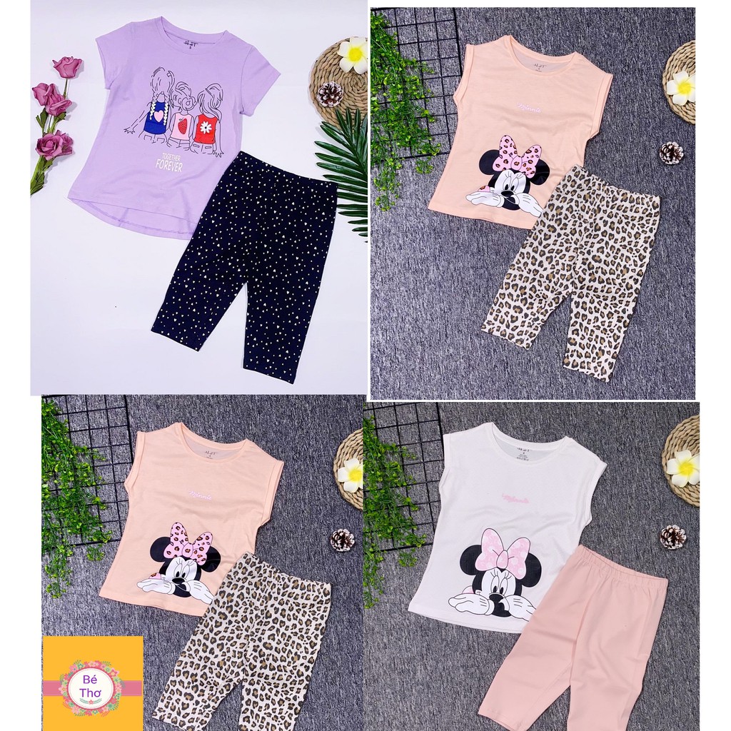 Bộ thun lửng bé gái từ 2 đến 10 tuổi, MỚI VỀ