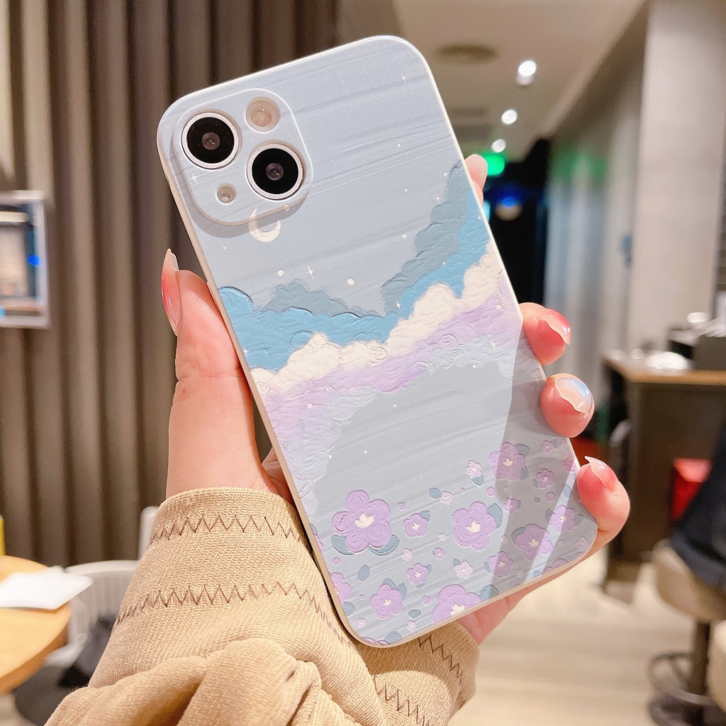 Ốp Điện Thoại Chống Sốc In Hình Hoa Cúc Cho Iphone 13 Pro 11 Pro Max Xr 6s 7 8 Plus 12 Mini 12 Pro Xs Max