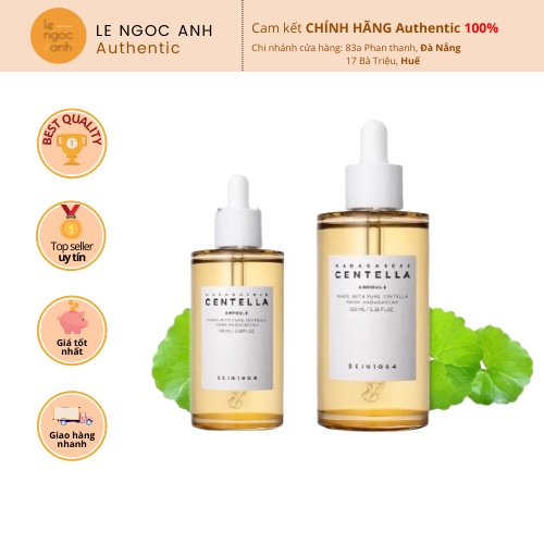 Tinh Chất Rau Má Giảm Mụn, Phục Hồi Da Skin1004 Madagascar Centella Asiatica 100 Ampoule 100ml Hàn Quốc