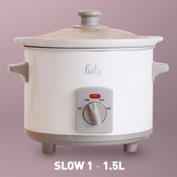 Nồi nấu chậm 1,5 lít FATZ BABY SLOW 1 FB9015MH