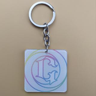 Móc khóa bằng acrylic in hình logo nhóm GFRIEND