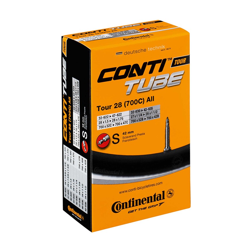 [FREESHIP] Ruột Xe Đạp 700x32/47C 42mm Van Nhỏ (Presta) CONTINENTAL Bicycle Tube Tour All 28&quot; S42 RE