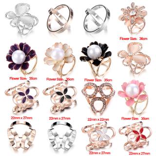 WU&HU    Kẹp Cố Định Khăn Choàng Lụa Thời Trang Sang Trọng