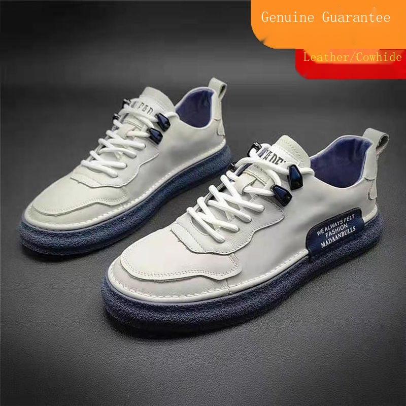 Giày Thể Thao Da Thật Mềm Thoáng Khí Thời Trang Mùa Xuân Năng Động Dành Cho Nam 2022