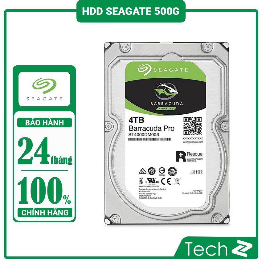 Ổ cứng HDD Seagate 2T 3.5 inch 7200RPM, SATA3 6GB/s, 16MB Cache