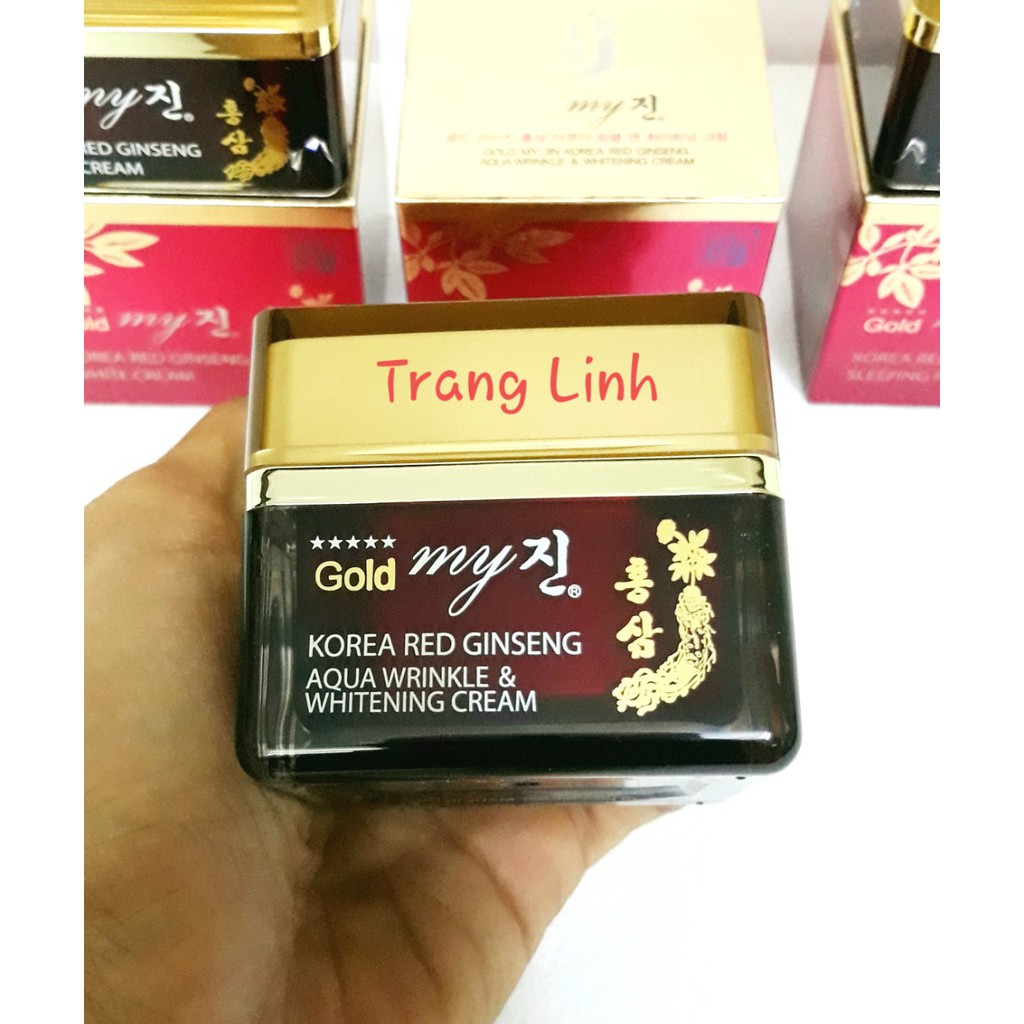 Kem Hồng Sâm Dưỡng Trắng Da My Gold Hàn Quốc