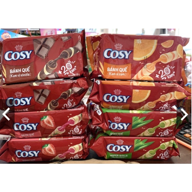 Bánh Quế Kinh Đô Cosy Đủ Vị 132g.