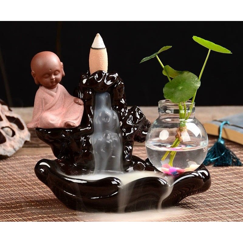 Thác Khói Trầm Hương- Sư tiểu Bên Thác-Tặng kèm 10 nụ trầm