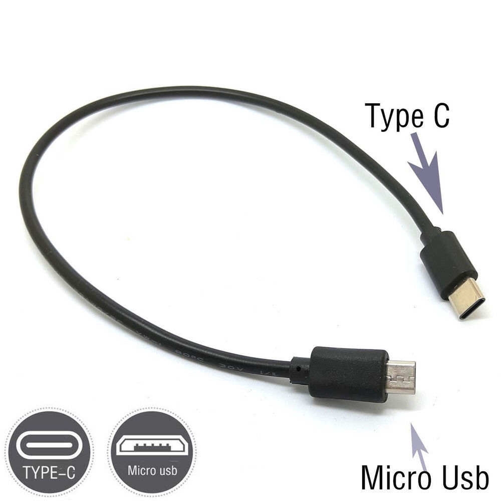 Dây cáp sạc truyền dữ liệu từ cổng USB Type C ( USB-C ) sang cổng Micro USB OTG