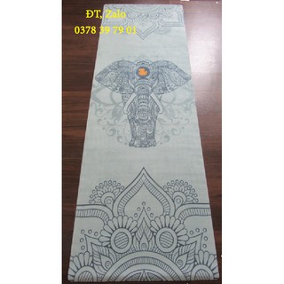 Thảm yoga du lịch bằng da lộn cao cấp