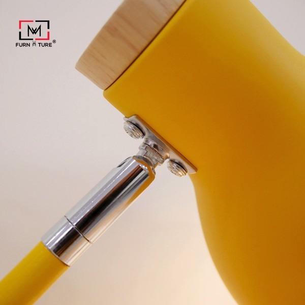 Đèn bàn gỗ bắc âu dạng ống macaron màu sắc hiện đại thương hiệu MW FURNITURE