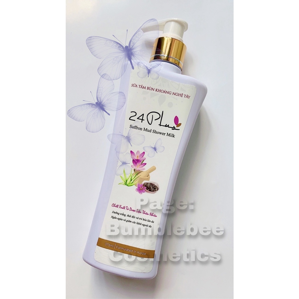 Sữa Tắm Bùn Khoáng Trắng Da 24 Plus