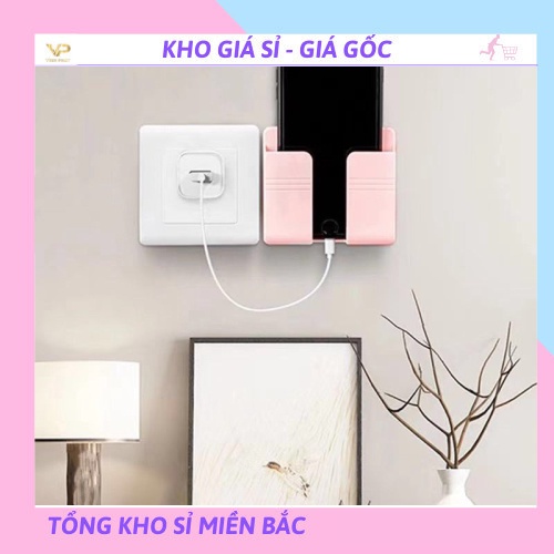 [❌GIÁ SỈ❌] Giá Để Điện Thoại Dán Tường - Khay đỡ sạc điện thoại đựng remote tiện lợi 88245