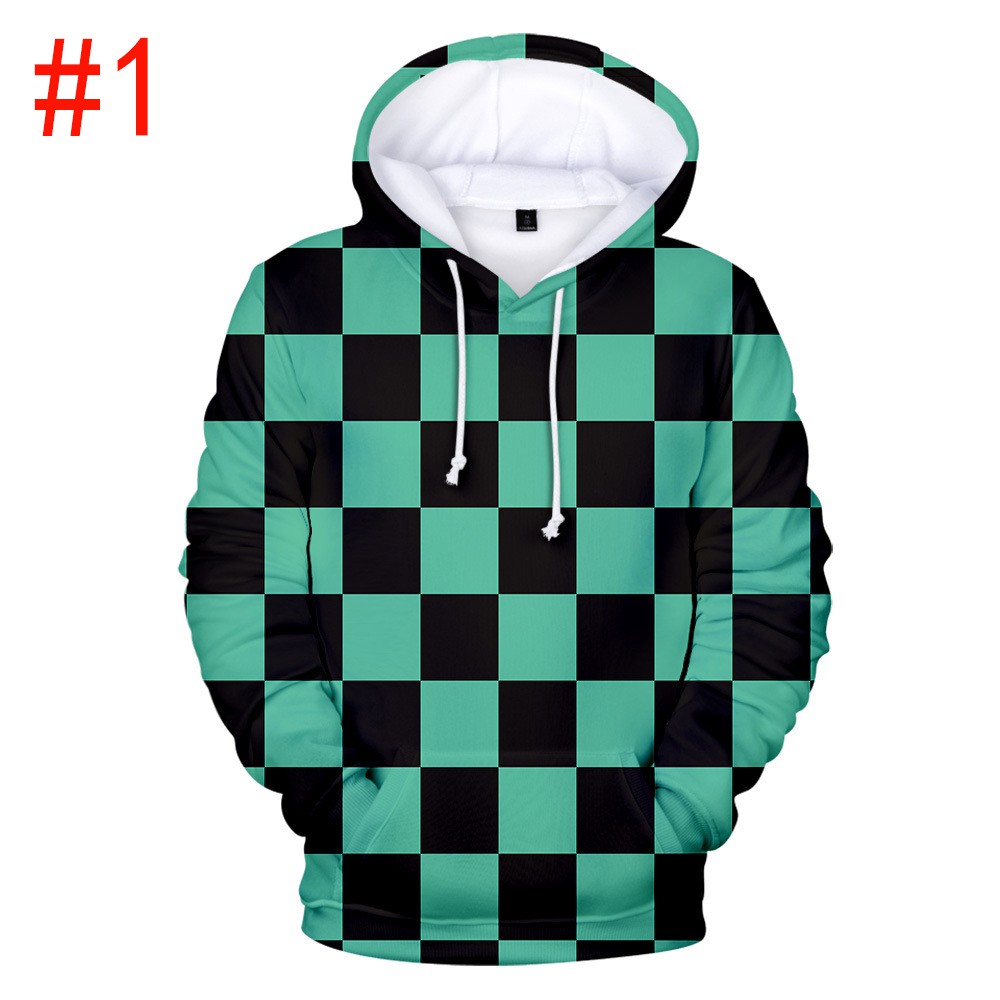 Áo hoodie tay dài in họa tiết Kimetsu no Yaiba 3D cho nam | BigBuy360 - bigbuy360.vn