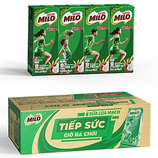 Combo 3 Lốc 4 Hộp Sữa Lúa Mạch Milo 180ml