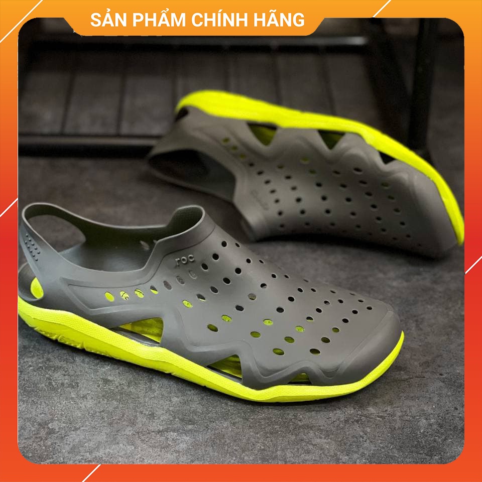 Giày Sandal Cross Swiftwater Wave Men 2, thiết kế sandal bít mũi, nhựa nguyên đôi có lỗ thông thoáng, đế chống trơn tượt