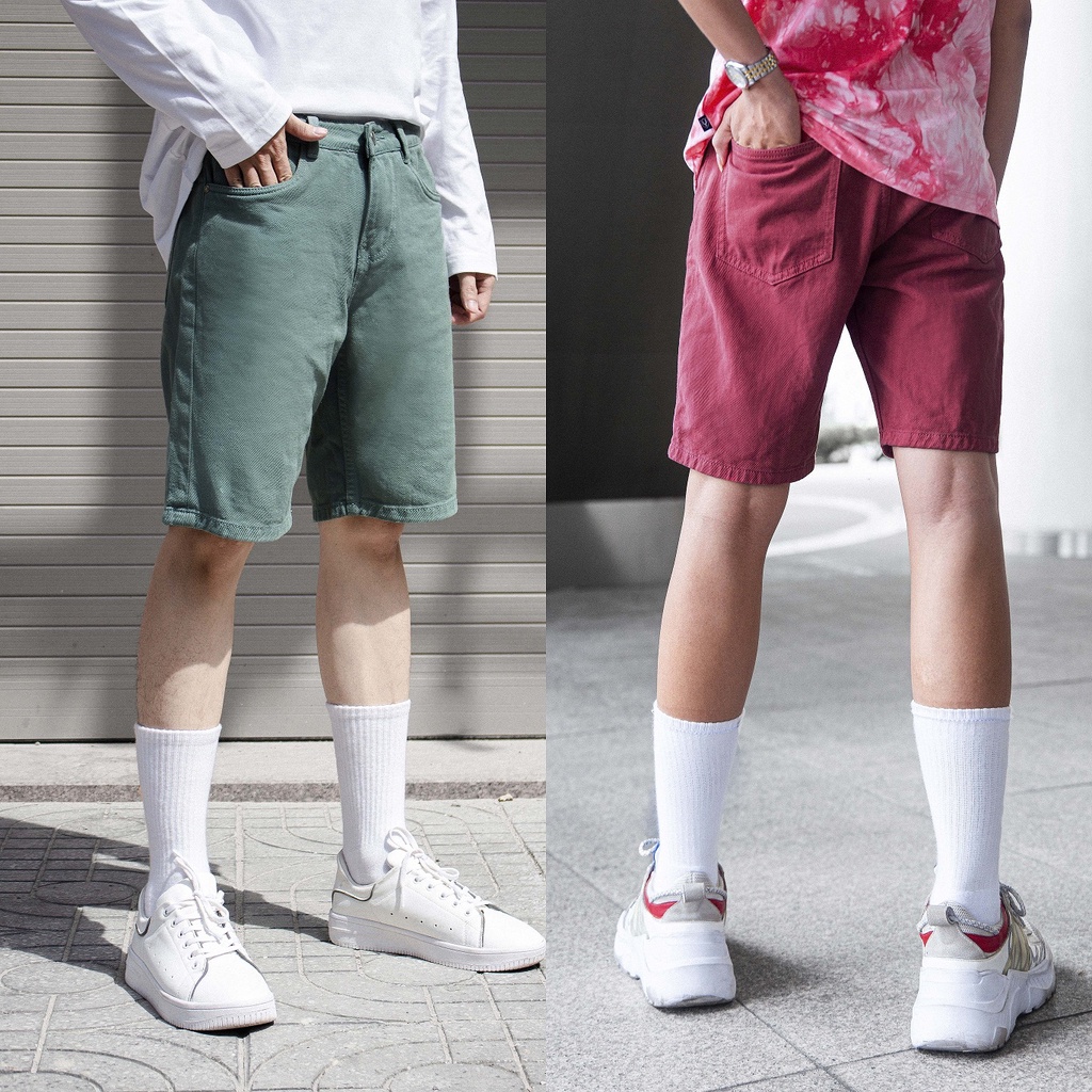 Quần Short Nam Kaki Tối Giản Thương Hiệu Y2010 Ver5 20255 |YaMe|